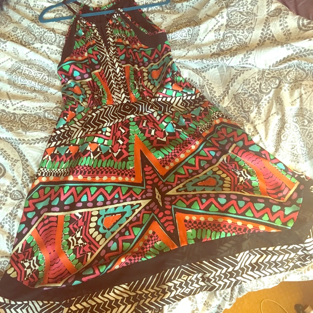 Vintage Oleg Cassini scarf dress